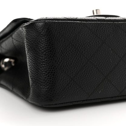 Chanel Caviar Quilted Mini Square Flap Black 9 of 13