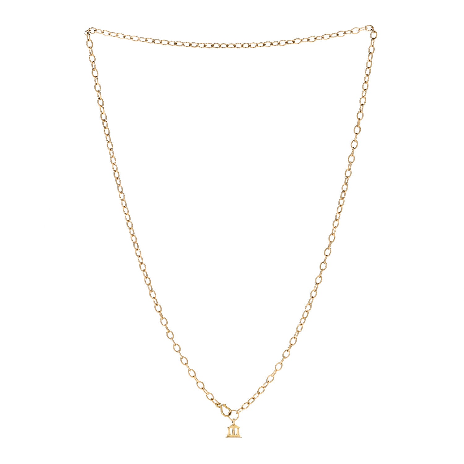 Temple St. Clair 18K Yellow Gold Extra Small Oval Chain 24" 3 of 6