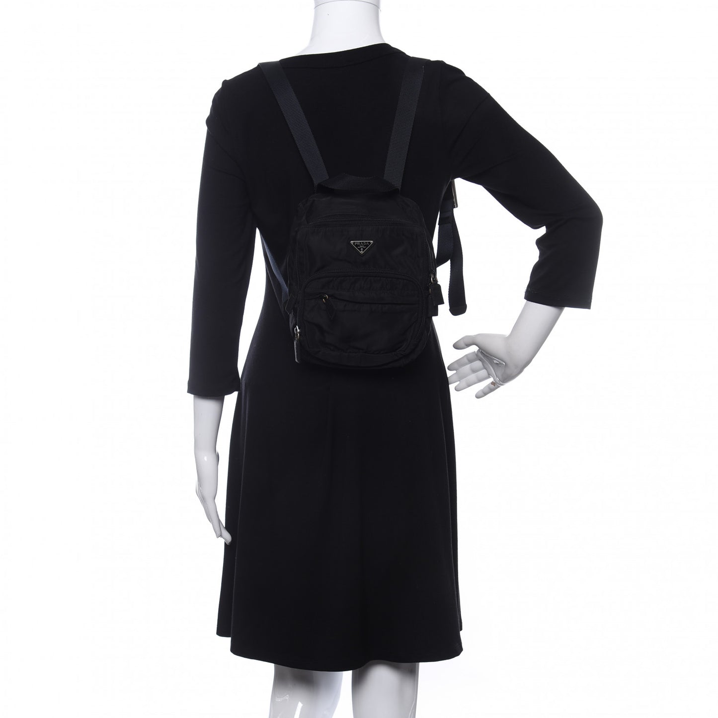 Tessuto Nylon Backpack Black