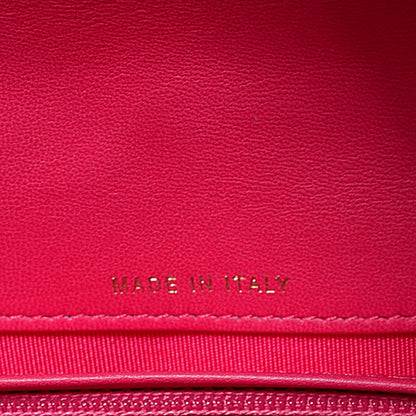 Chanel Velvet Quilted Clutch With Chain Pink 8 of 9