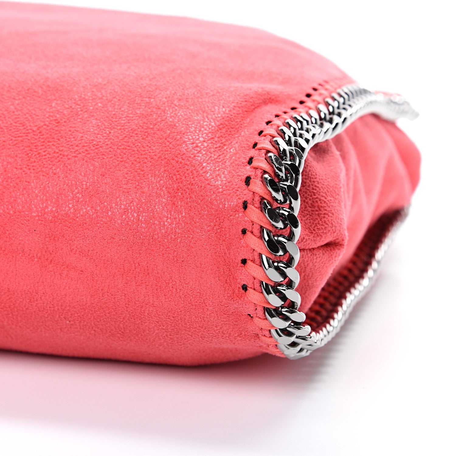 Stella McCartney Shaggy Deer Small Falabella Tote Pink Fluo 9 of 9