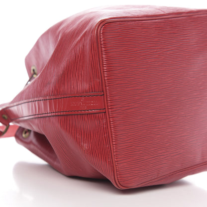 Louis Vuitton Epi Petit Noe Castillan Red 7 of 10