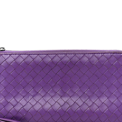 Bottega Veneta Nappa Intrecciato Wristlet Zip Wallet Byzantine 9 of 21