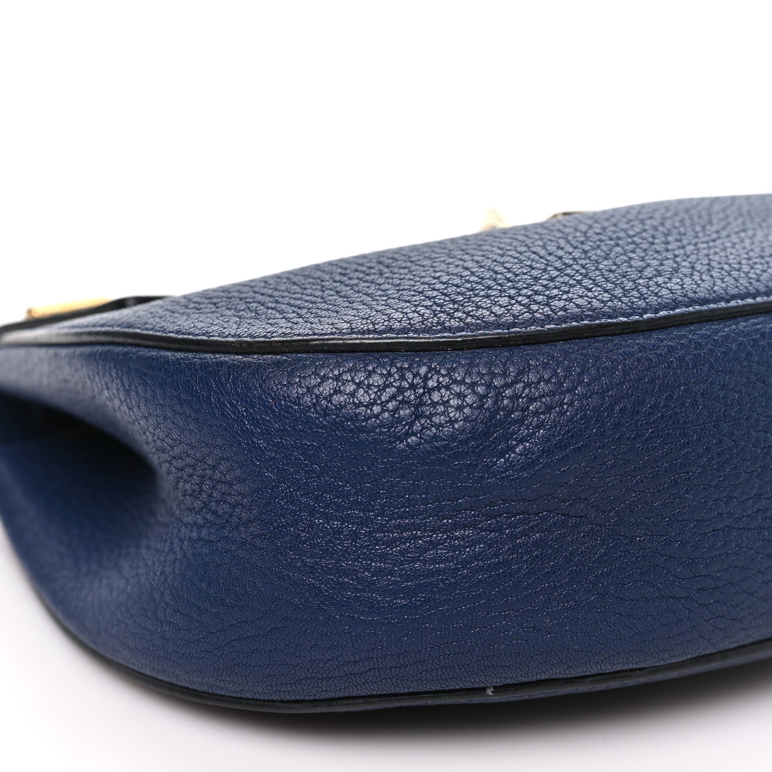 Chloe Grained Lambskin Drew Shoulder Bag Royal Navy 8 of 11
