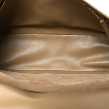 Chanel Suede Calfskin Small Souplissimo Maxi Flap Dark Beige 9 of 21