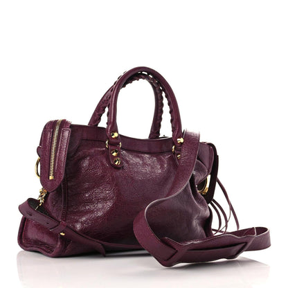 Balenciaga Agneau Classic Gold Hardware S City Violet Prune 3 of 15