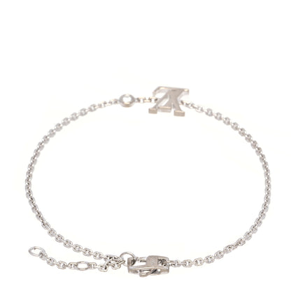 Louis Vuitton 18K White Gold Diamond Idylle Blossom LV Bracelet 2 of 5
