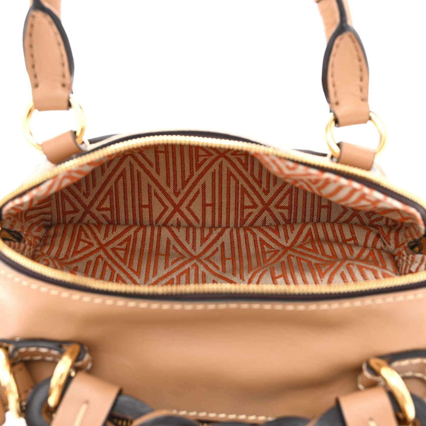 Calfskin Small Daria Cement Brown