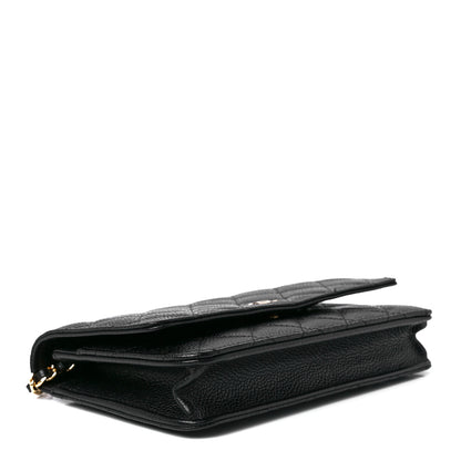 Chanel Caviar Quilted Wallet On Chain WOC Black 3 of 12