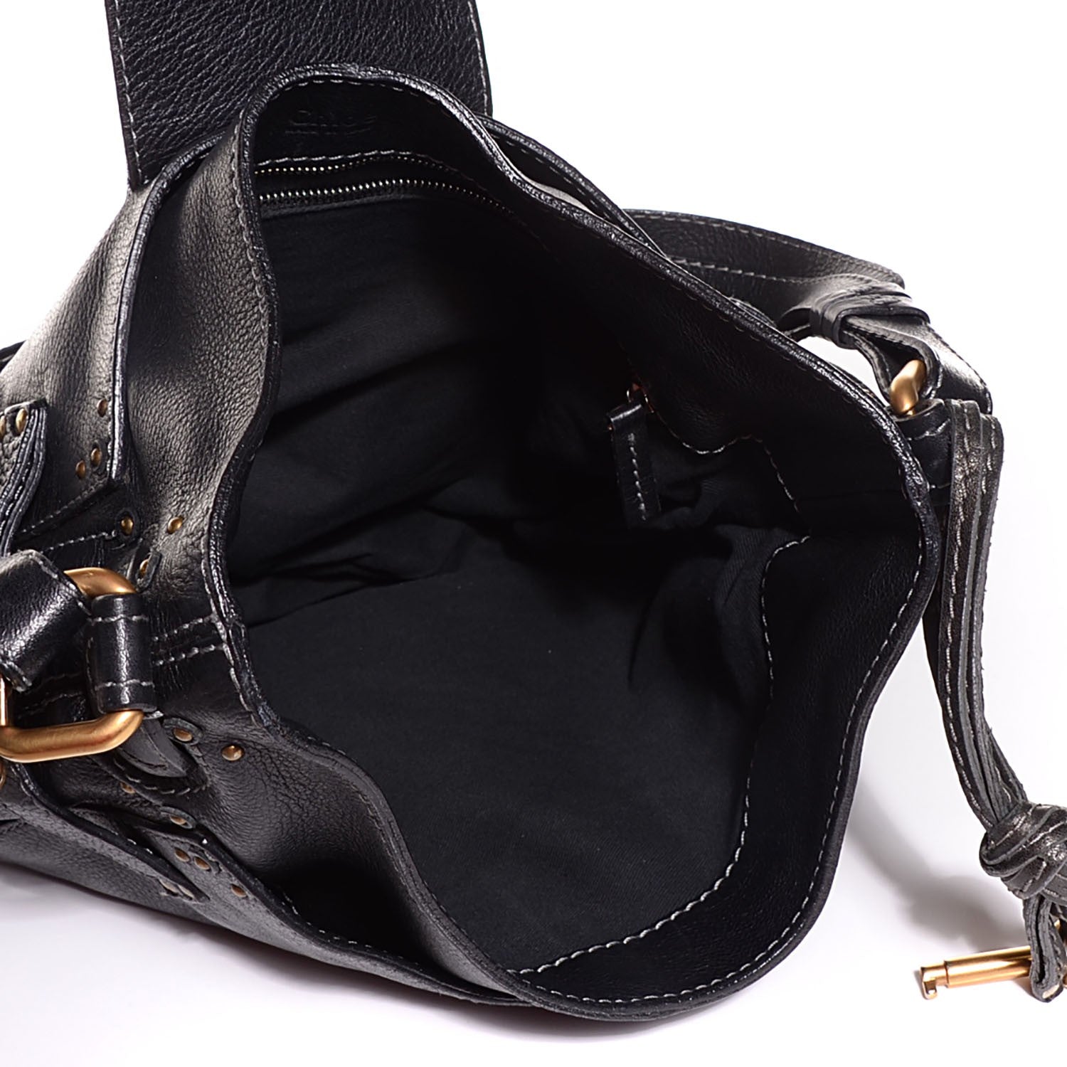 Chloe Leather Paddington Hobo Black 5 of 8