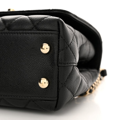 Chanel Caviar Quilted Extra Mini Coco Handle Flap Black 10 of 10