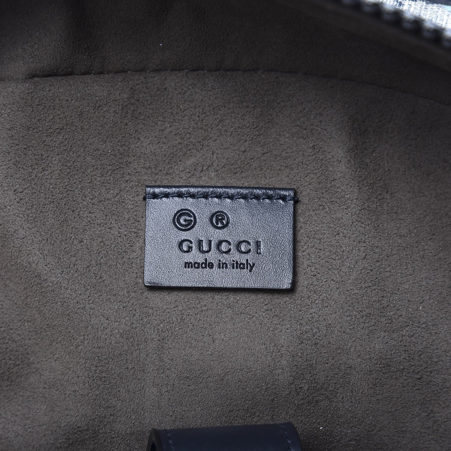 Gucci GG Supreme Monogram Blooms Medium Day Backpack Beige Blue Navy 9 of 11