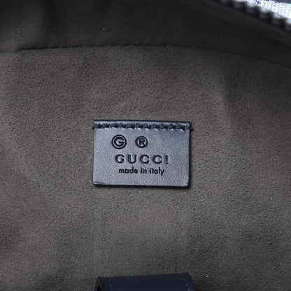 Gucci GG Supreme Monogram Blooms Medium Day Backpack Beige Blue Navy 9 of 11