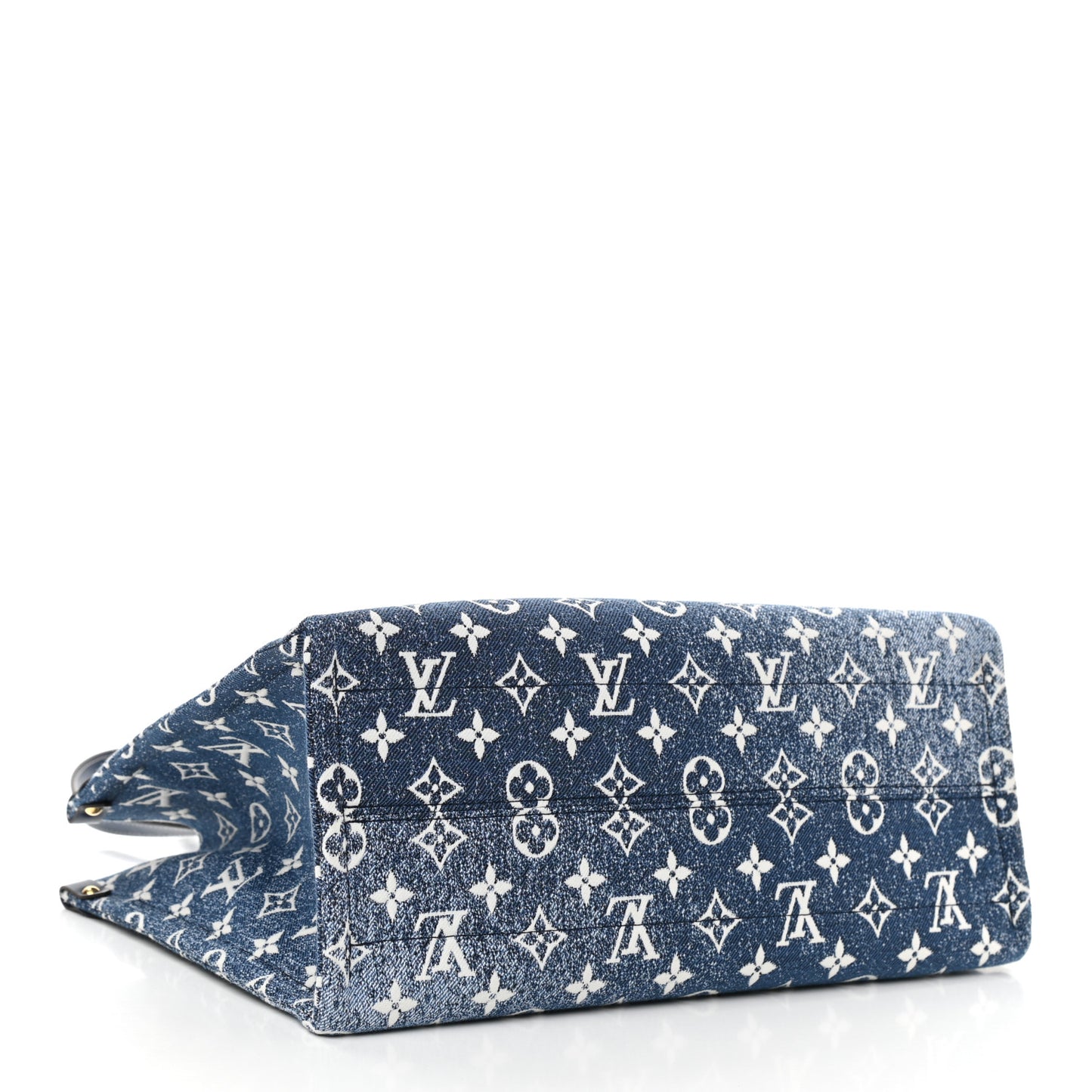 Monogram Jacquard Denim Onthego MM Bleu