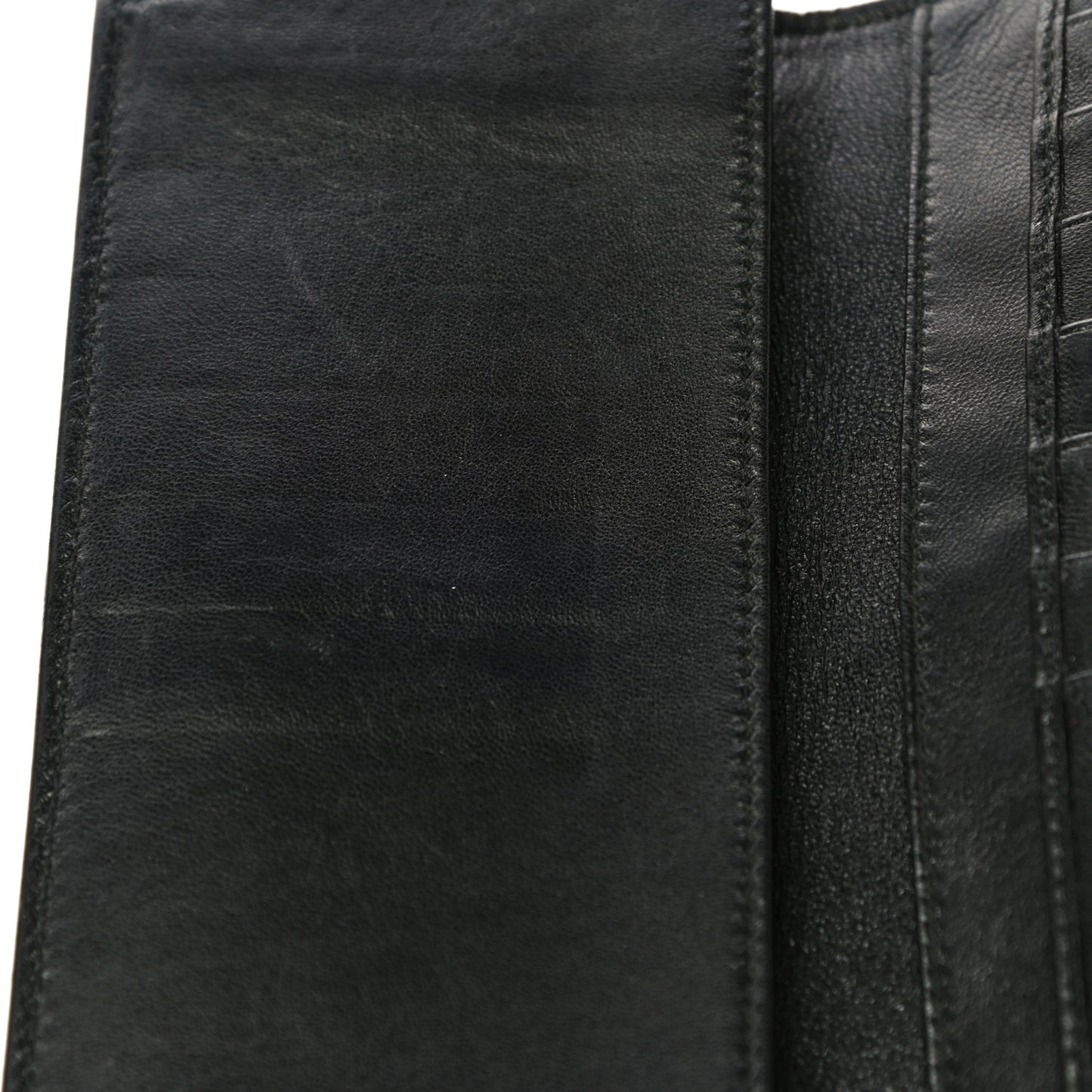 Calf Hair Leopard Print Skull Continental Wallet