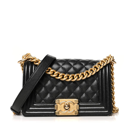 Chanel Caviar Quilted Small Boy Flap Black 1 of 11