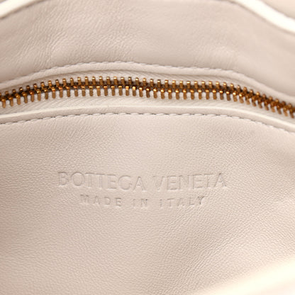 Bottega Veneta Paper Calfskin Maxi Intreccio Padded Cassette Crossbody Bag White 8 of 9