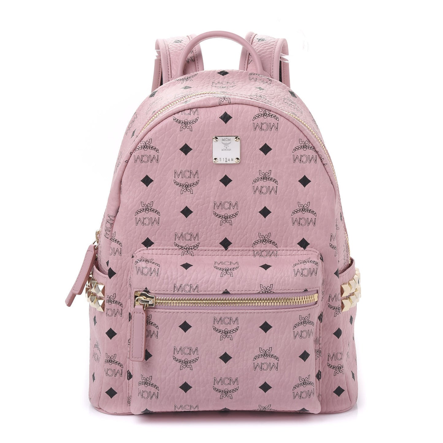 Visetos Small Side Stud Stark Backpack Soft Pink