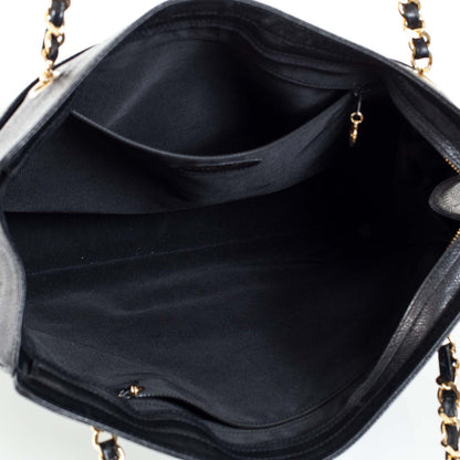 Chanel Caviar Shoulder Bag Black GHW 8 of 10