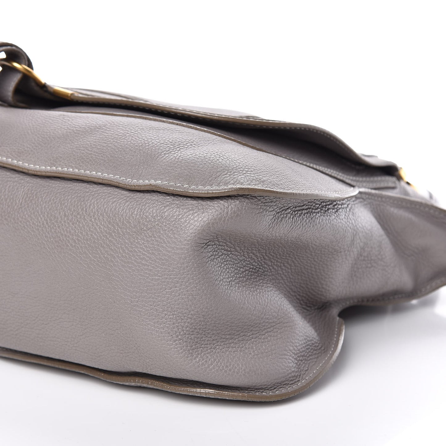 Calfskin Large Marcie Satchel Cashmere Grey