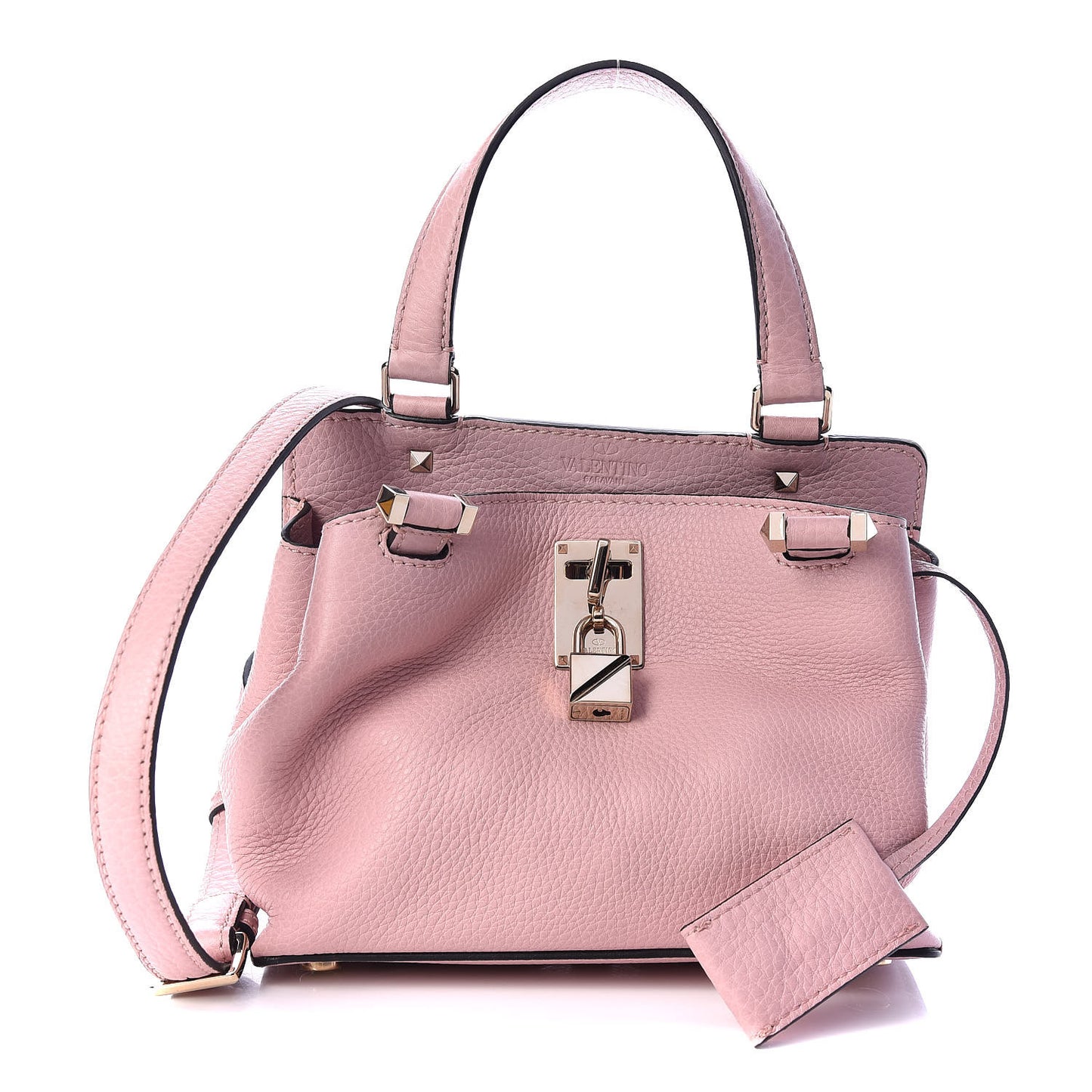 Pebbled Calfskin Small Joylock Satchel Loto