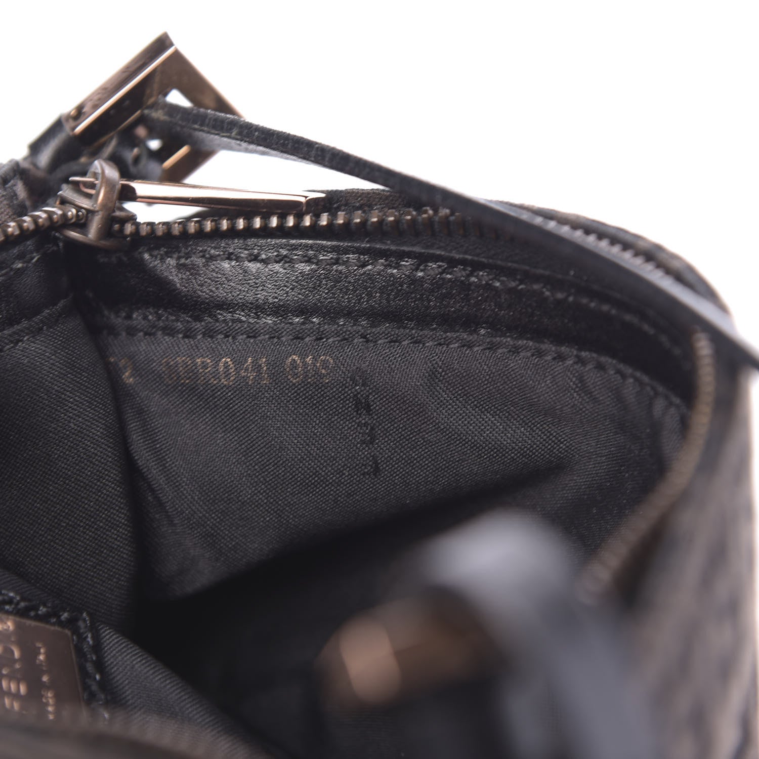 Fendi Zucchino Pochette Tobacco Moro 7 of 11