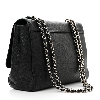 Mulberry Small Classic Grain Calfskin Medium Lily Flap Black 3 of 12