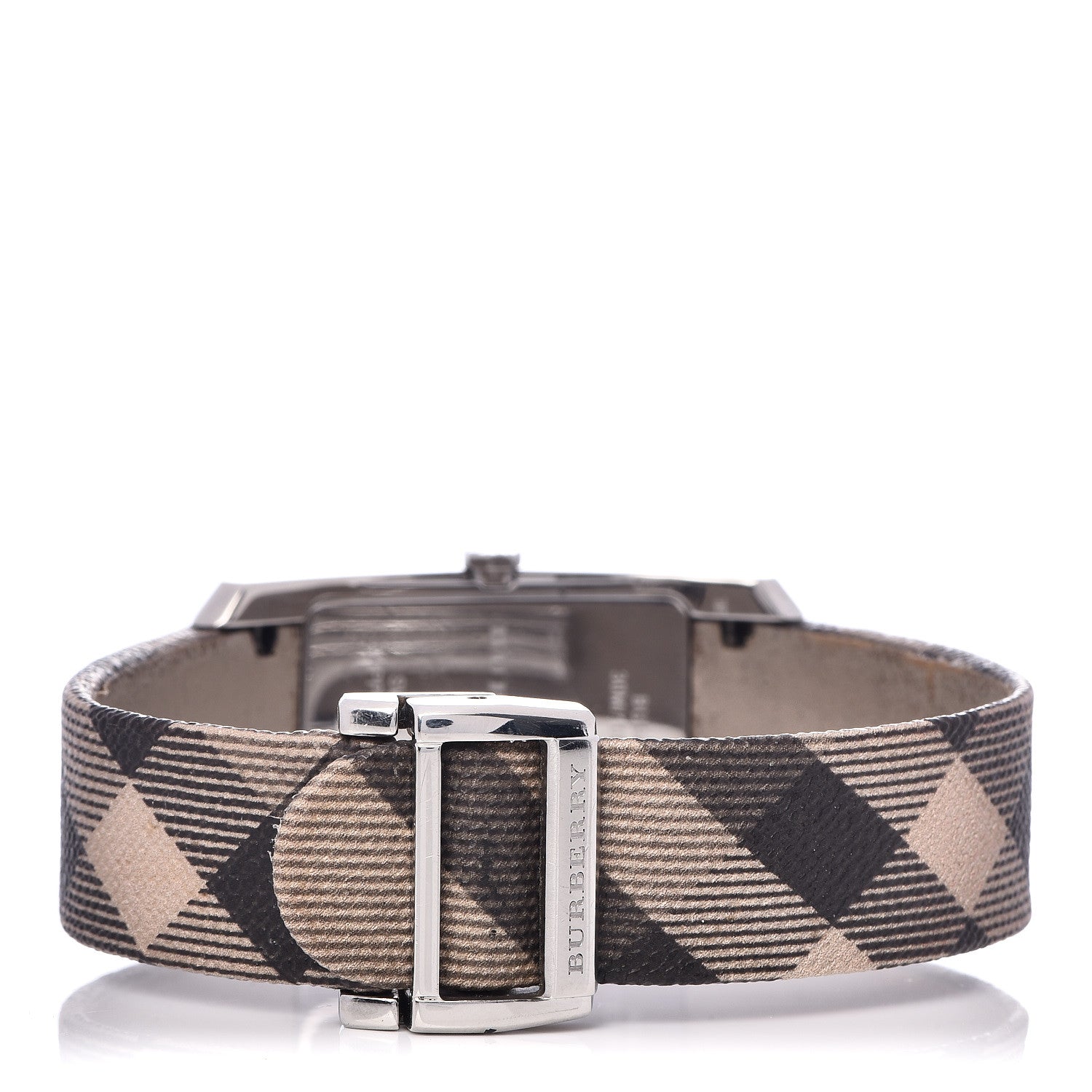 Burberry Stainless Steel Calfskin 25mm Heritage Nova Check Quartz Watch Taupe BU9404 4 of 6
