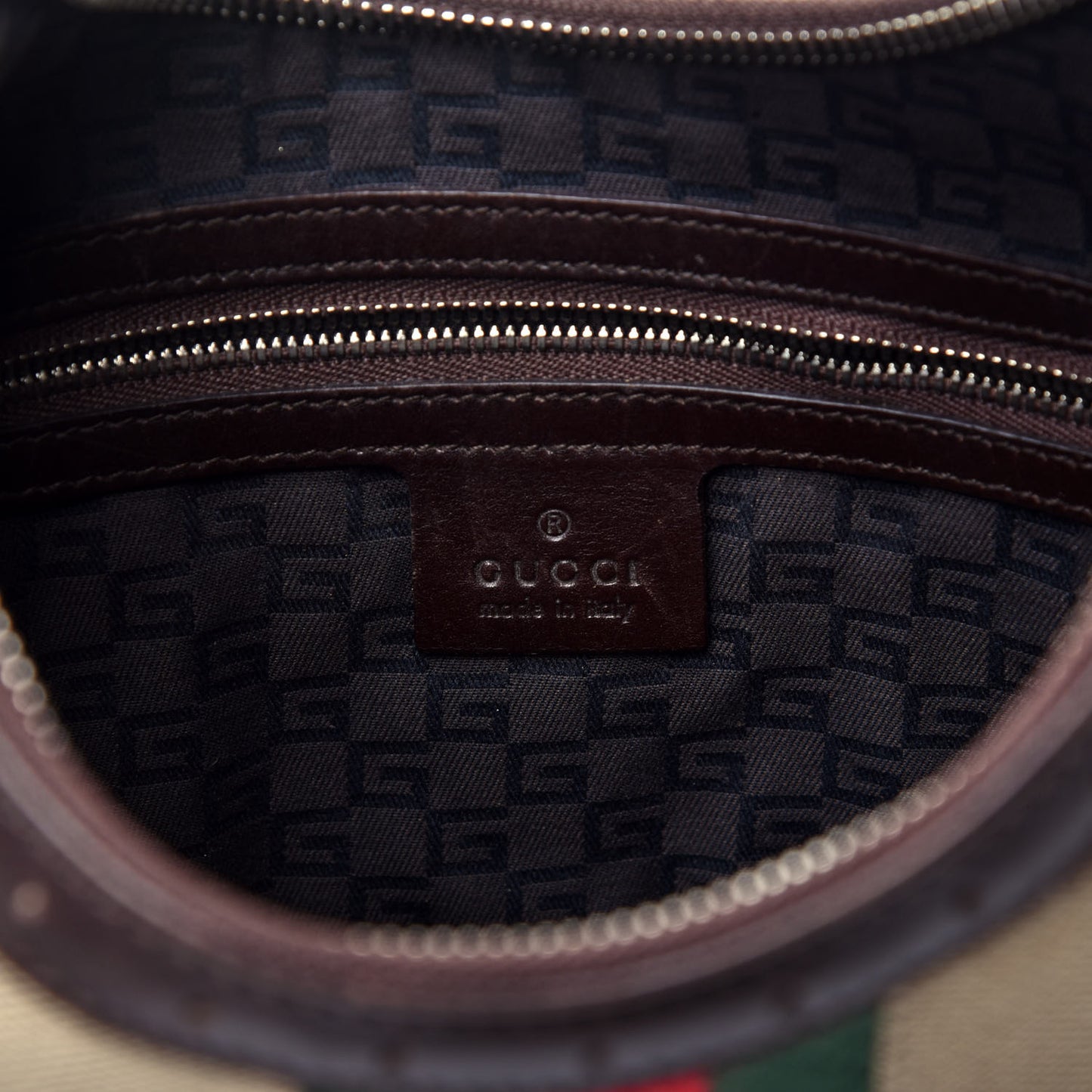 Canvas Web GG Reins Hobo Brown
