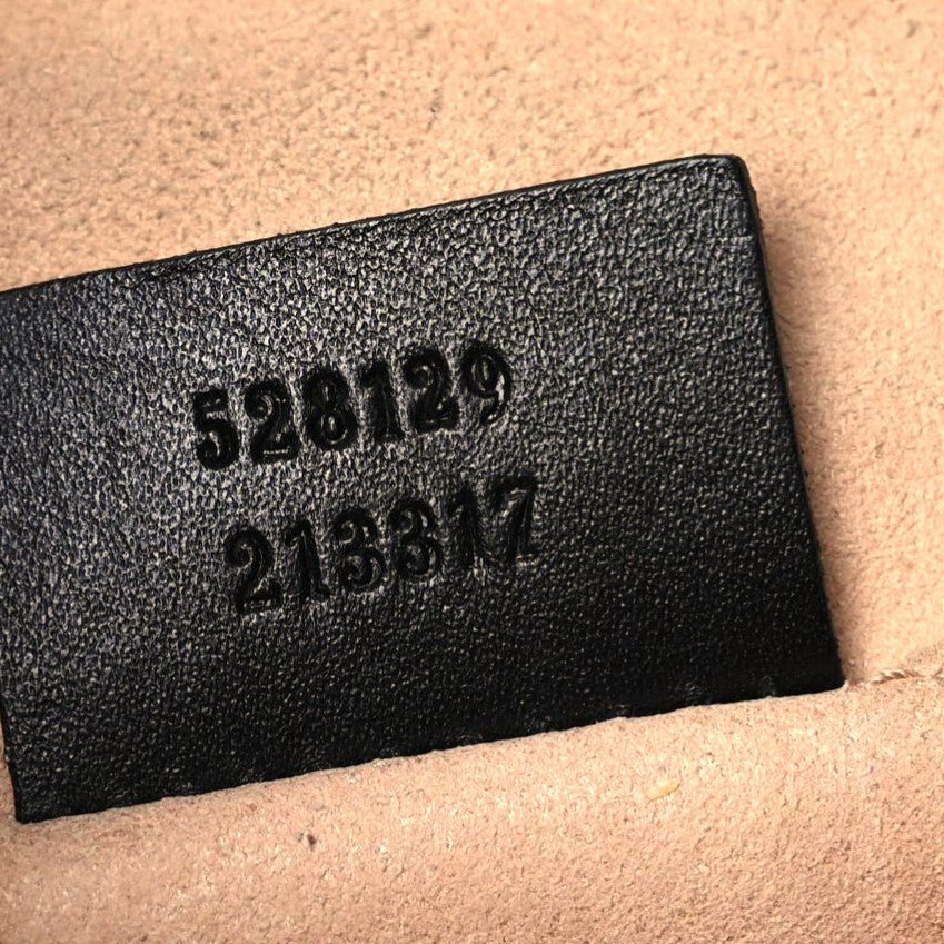 Calfskin Matelasse GG Marmont Flap Backpack Black