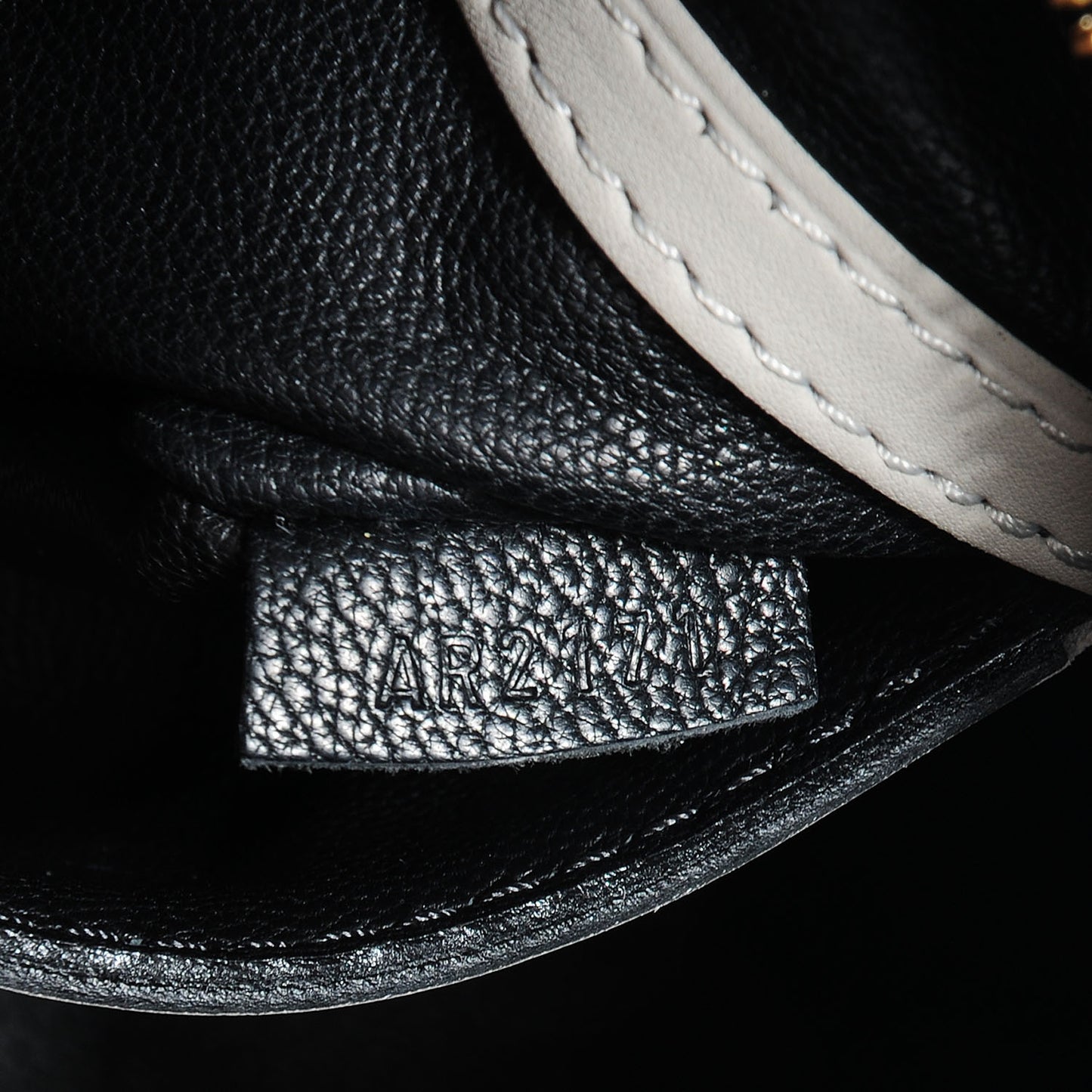 Cuir Obsession Lockit BB Gris