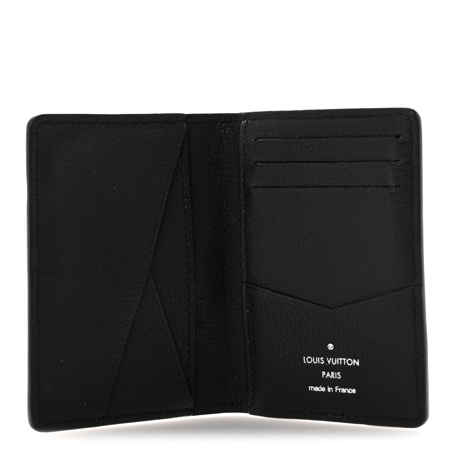 Louis Vuitton Ostrich Pocket Organizer NM Black 5 of 8