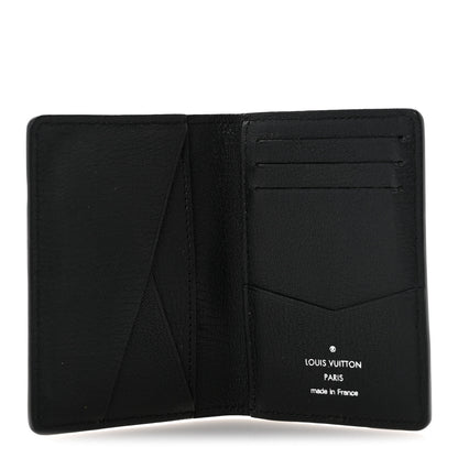 Louis Vuitton Ostrich Pocket Organizer NM Black 5 of 8