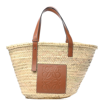 Loewe Raffia Basket Tote Bag Natural Tan 1 of 11
