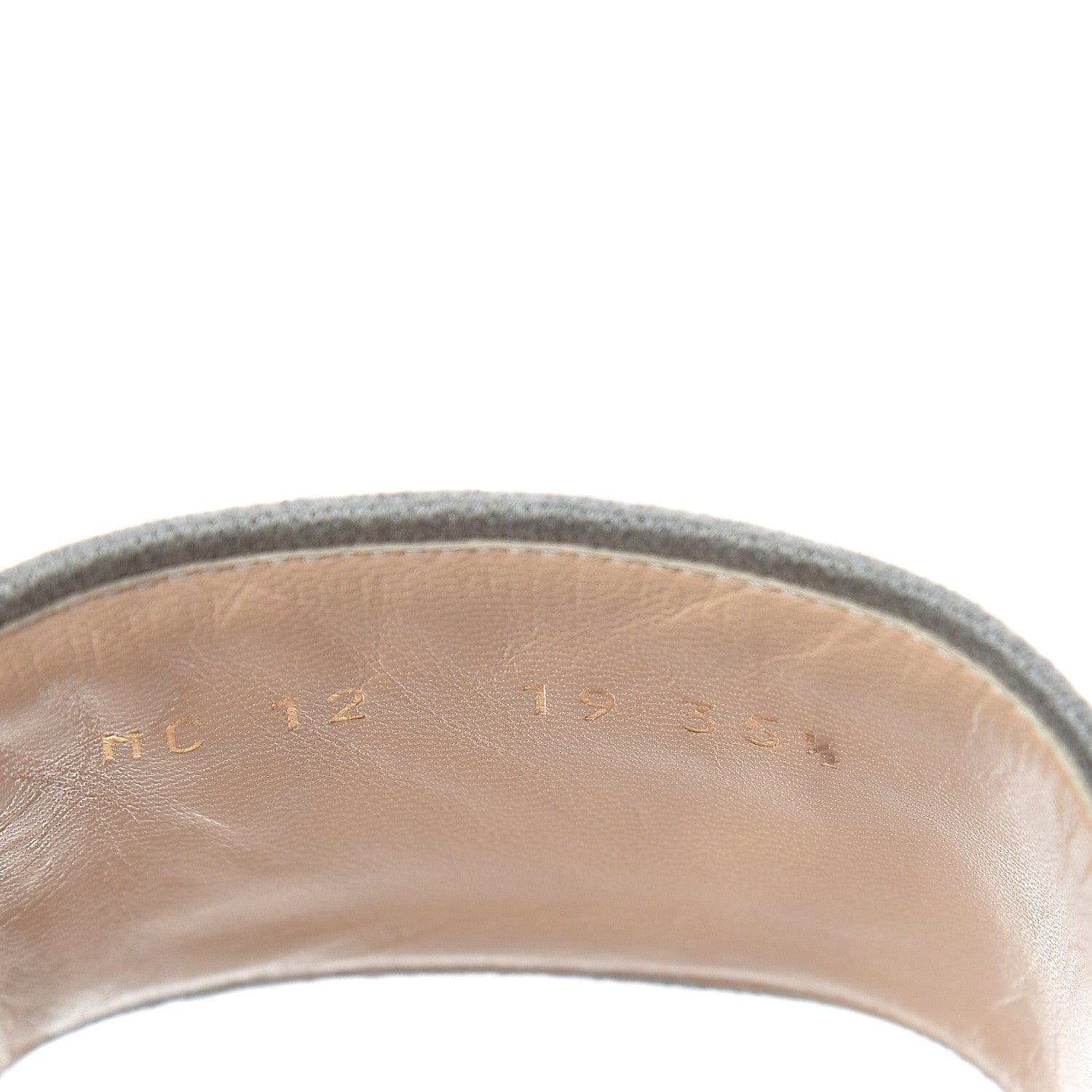 Christian Dior Canvas Toile de Jouy Embroidered Dway Flat Slide Sandals 35.5 Grey Stone 8 of 9