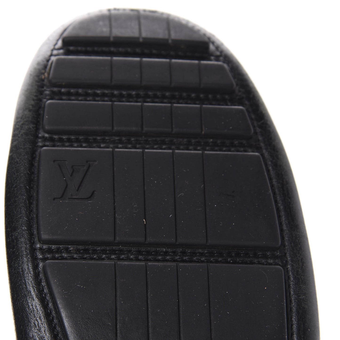 Calfskin Racetrack Moccasin Loafers 10.5 Black