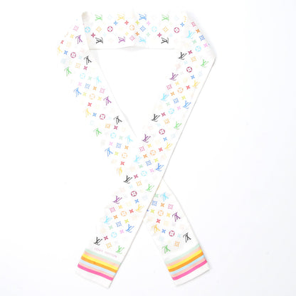 Louis Vuitton Silk Monogram Multicolor Bandeau White 1 of 4