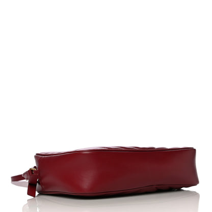 Saint Laurent Calfskin Matelasse Monogram Lou Camera Bag Red 4 of 10