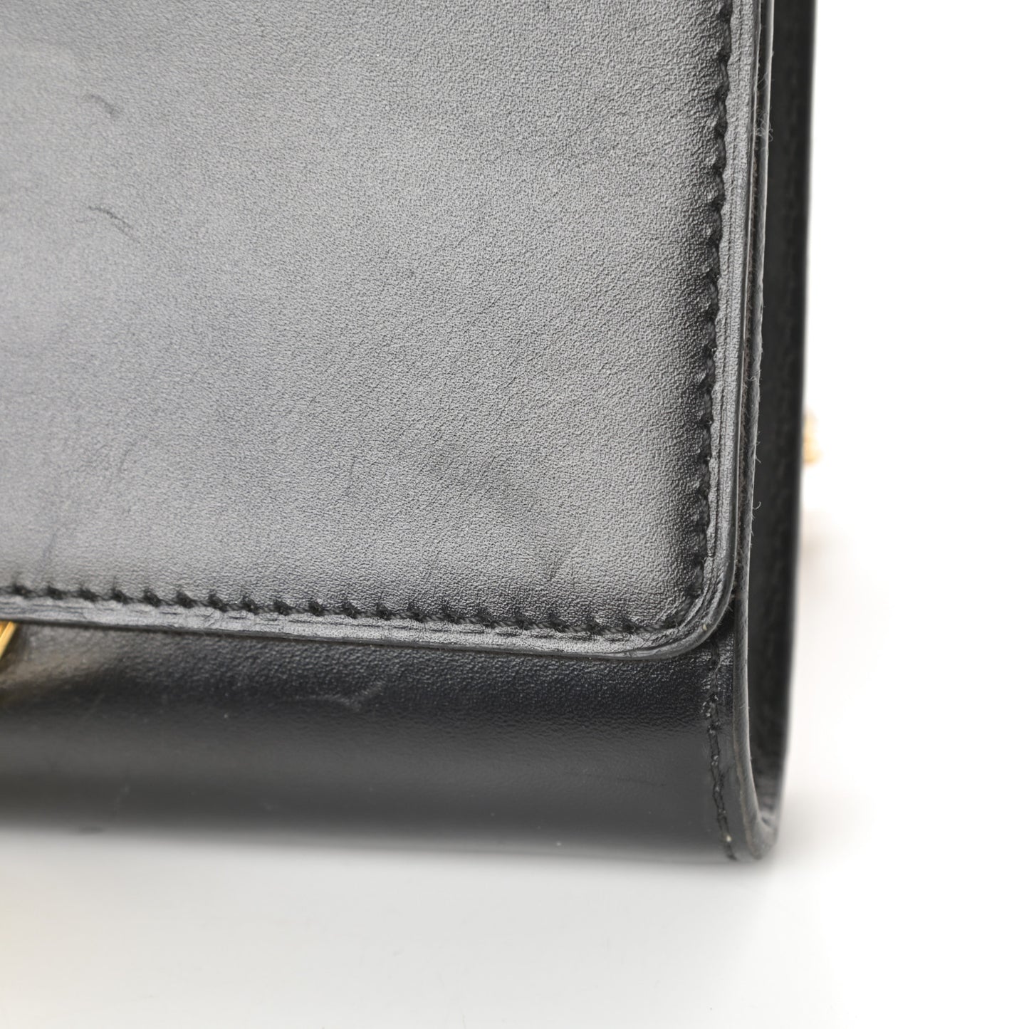 Calfskin Chain Louise MM Black