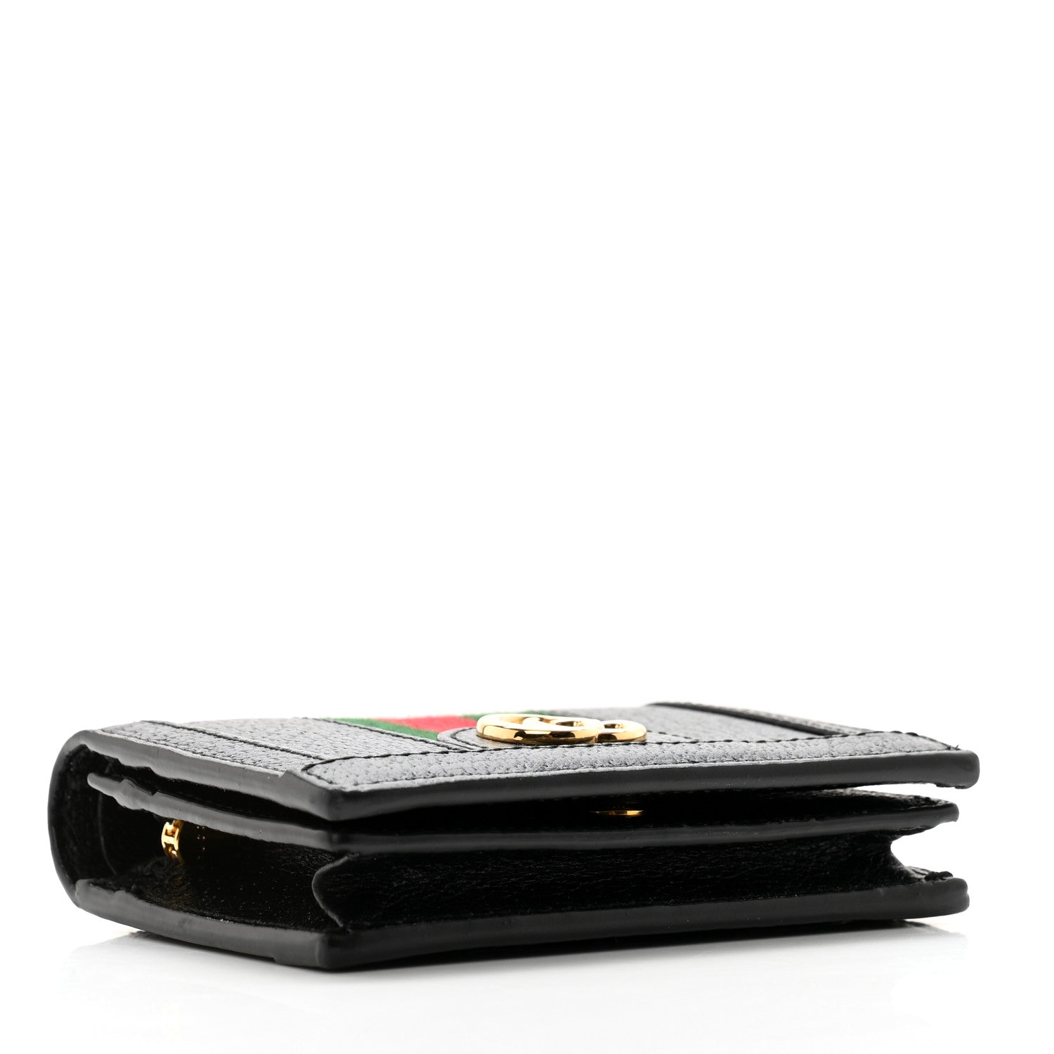 Gucci Calfskin Web Ophidia Card Case Black 4 of 9