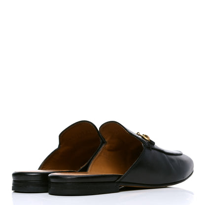 Gucci Calfskin Womens Princetown Slippers 35.5 Black 3 of 7