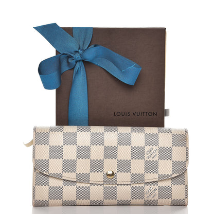 Louis Vuitton Damier Azur Emilie Wallet 9 of 9