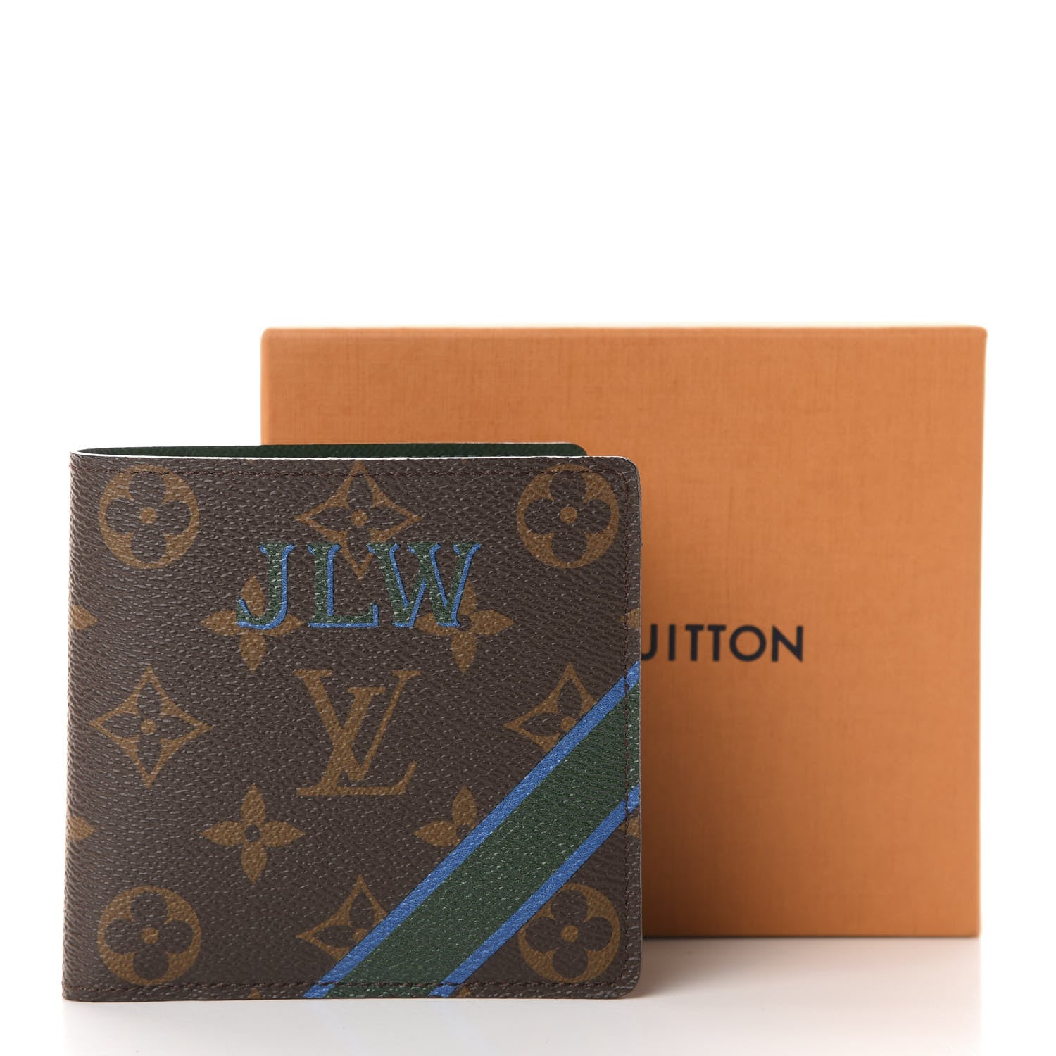 Louis Vuitton Monogram My LV Heritage Marco Wallet Vert Anglais Bleu Clair 7 of 7