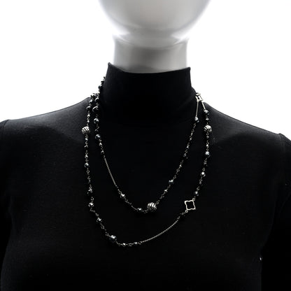 David Yurman Sterling Silver Black Onyx Hematine Elements Chain Necklace 2 of 4