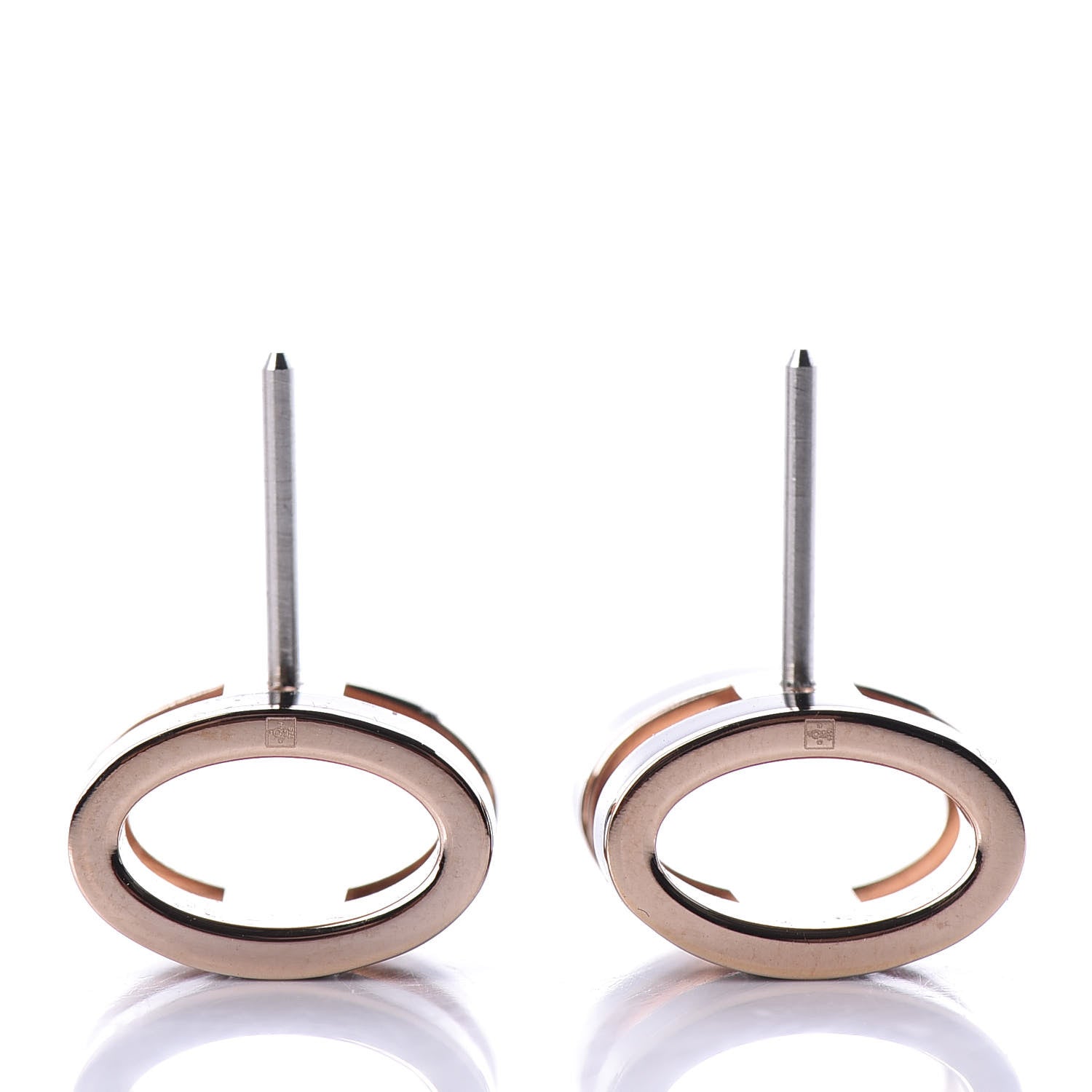Hermes Gold Lacquered Pop H Earrings Black 5 of 7
