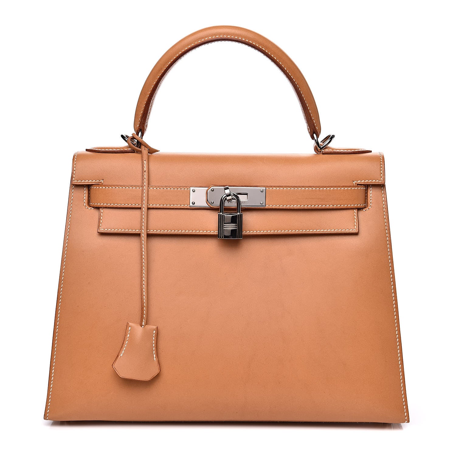 Hermes Vache Natural Kelly Sellier 28 1 of 35