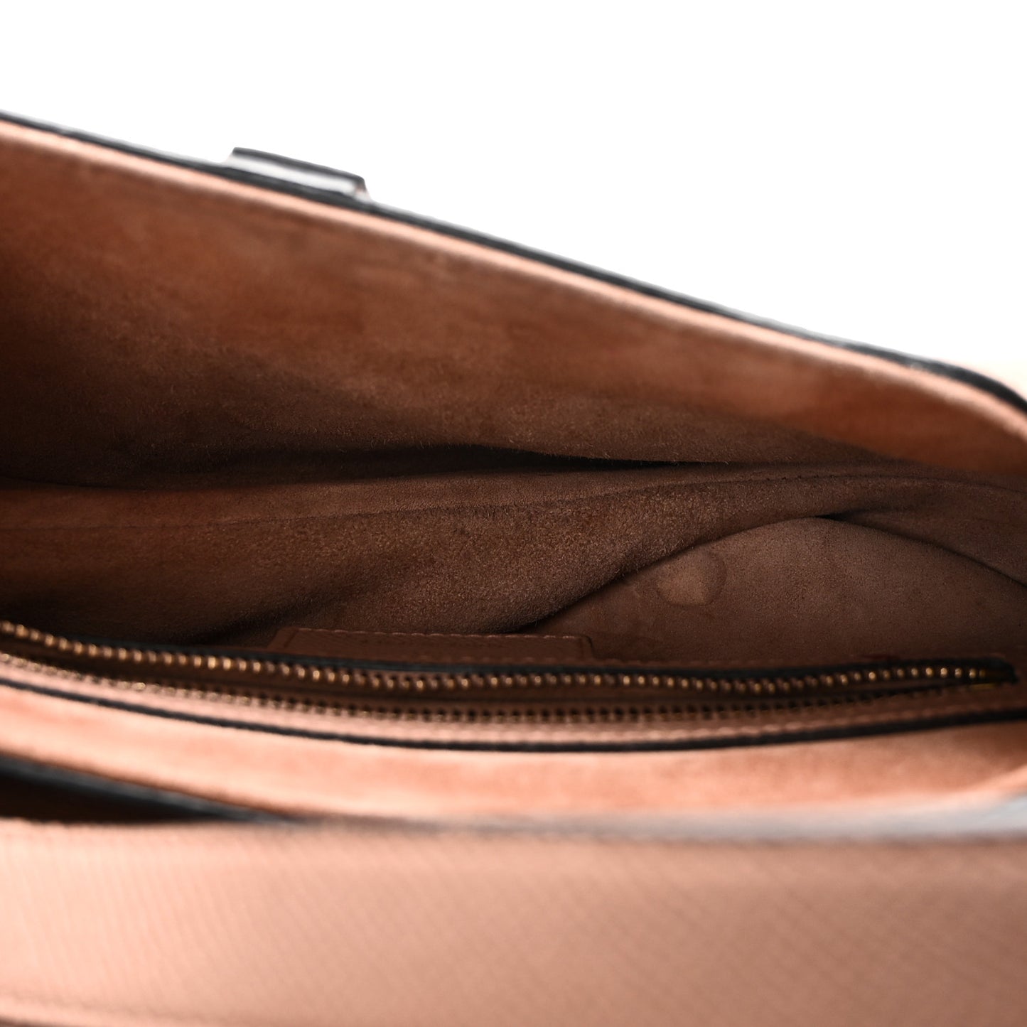 Grained Calfskin Saddle Bag Blush