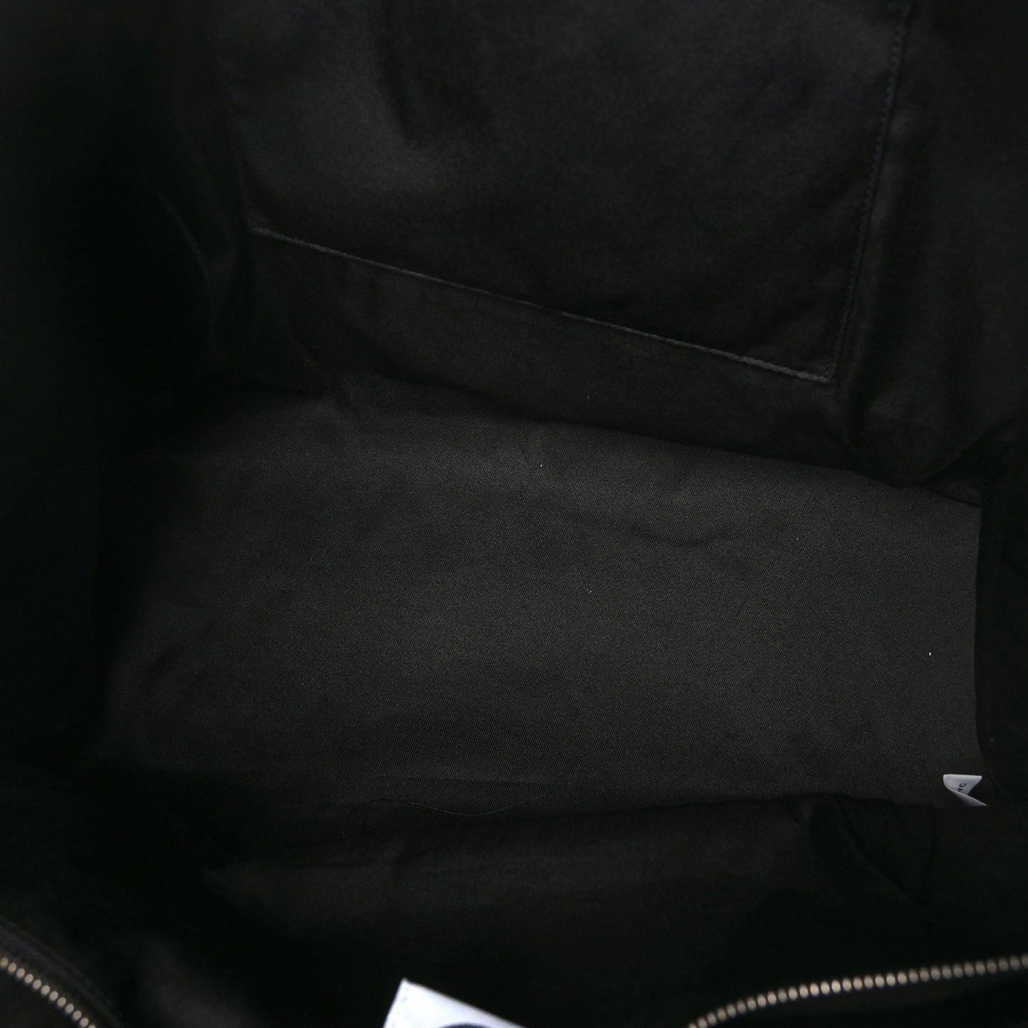 Vegan Leather Large Shopping Bag Black