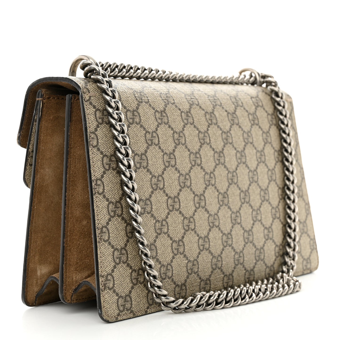 GG Supreme Monogram Small Dionysus Shoulder Bag Taupe