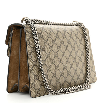 Gucci GG Supreme Monogram Small Dionysus Shoulder Bag Taupe 3 of 15